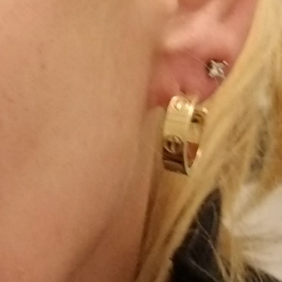 CARTIER 18K gold love earrings - Picture 12 of 16